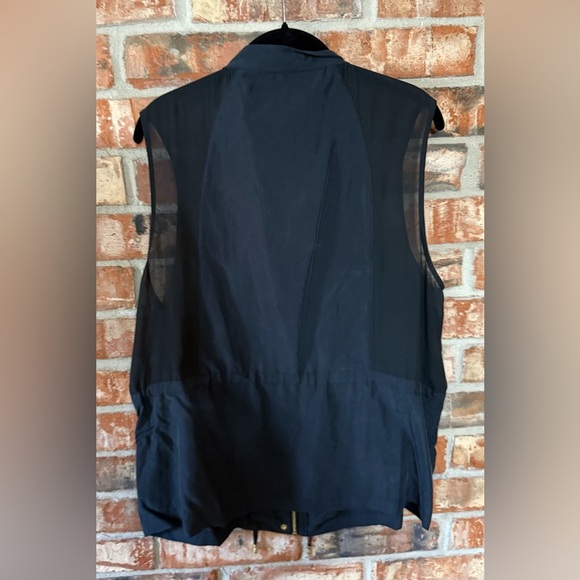 Vince Camuto Black Sleeveless Utility Vest - Picture 4 of 10